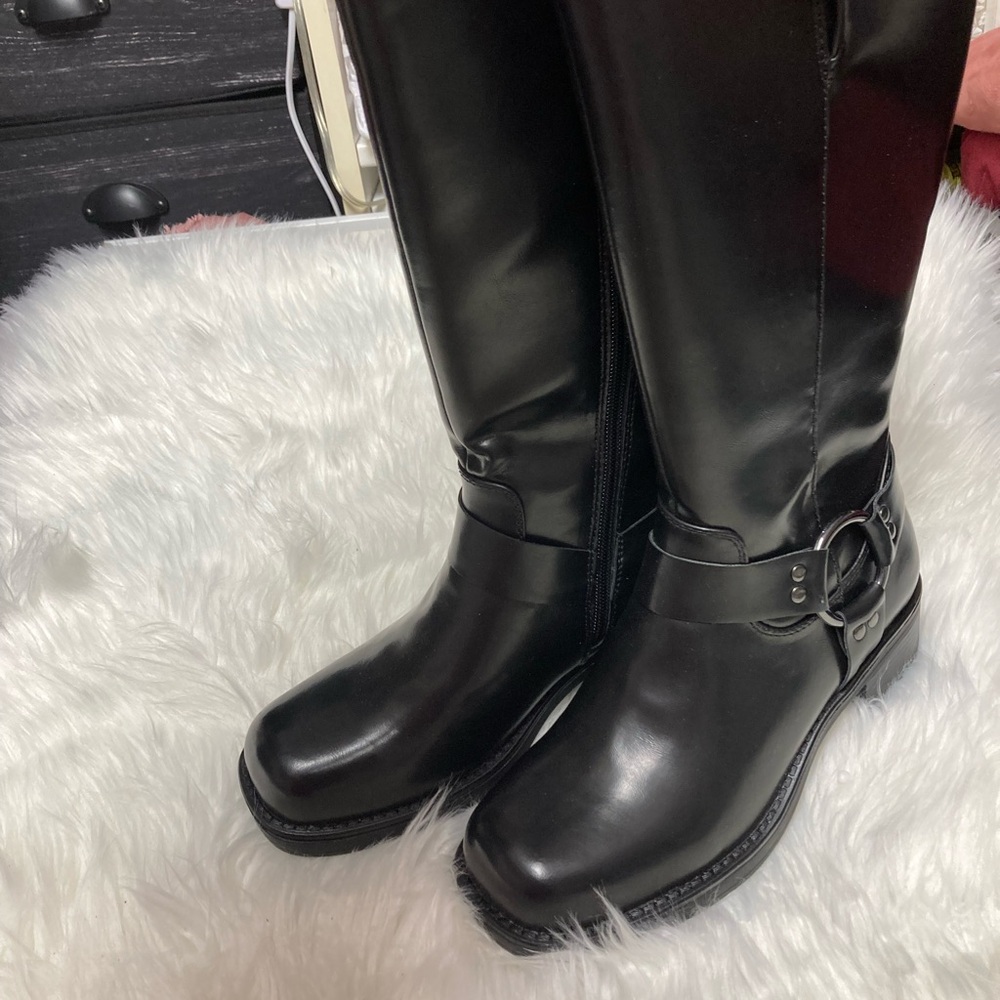 Women's Black Riding Boots